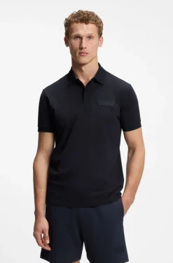 Paddy Poloshirt mit strukturiertem Logo-Patch