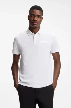 Paddy Poloshirt mit strukturiertem Logo-Patch