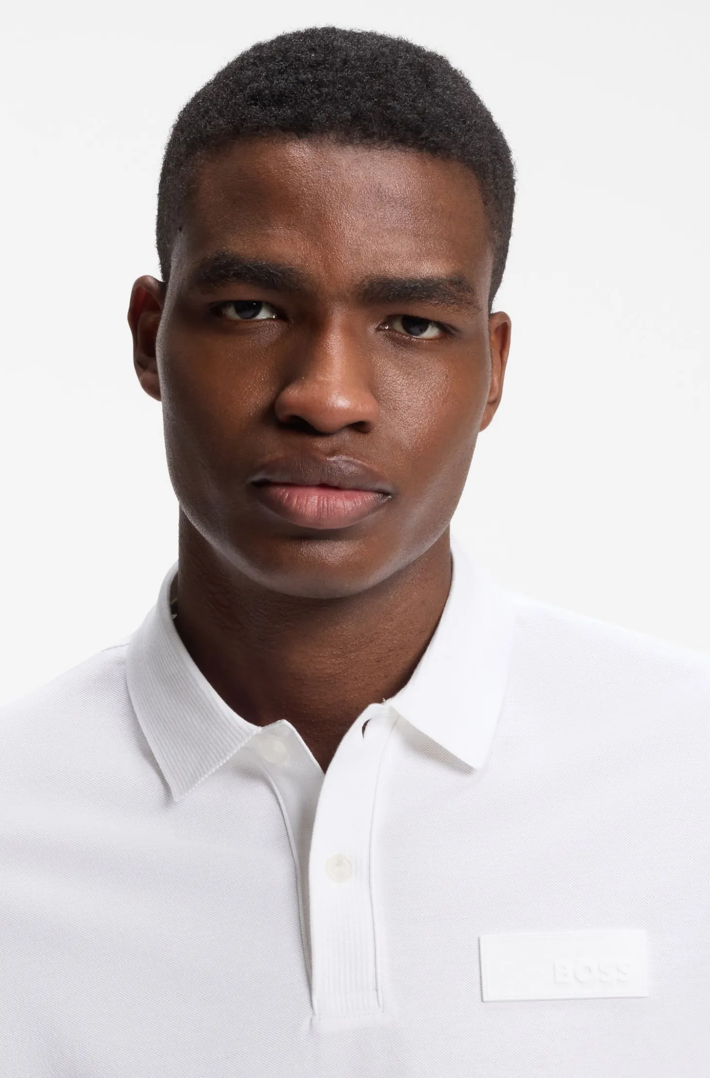 Paddy Poloshirt mit strukturiertem Logo-Patch