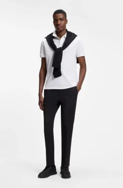 Paddy Poloshirt mit strukturiertem Logo-Patch