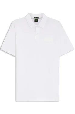 Paddy Poloshirt mit strukturiertem Logo-Patch
