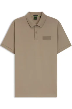 Paddy Poloshirt mit strukturiertem Logo-Patch