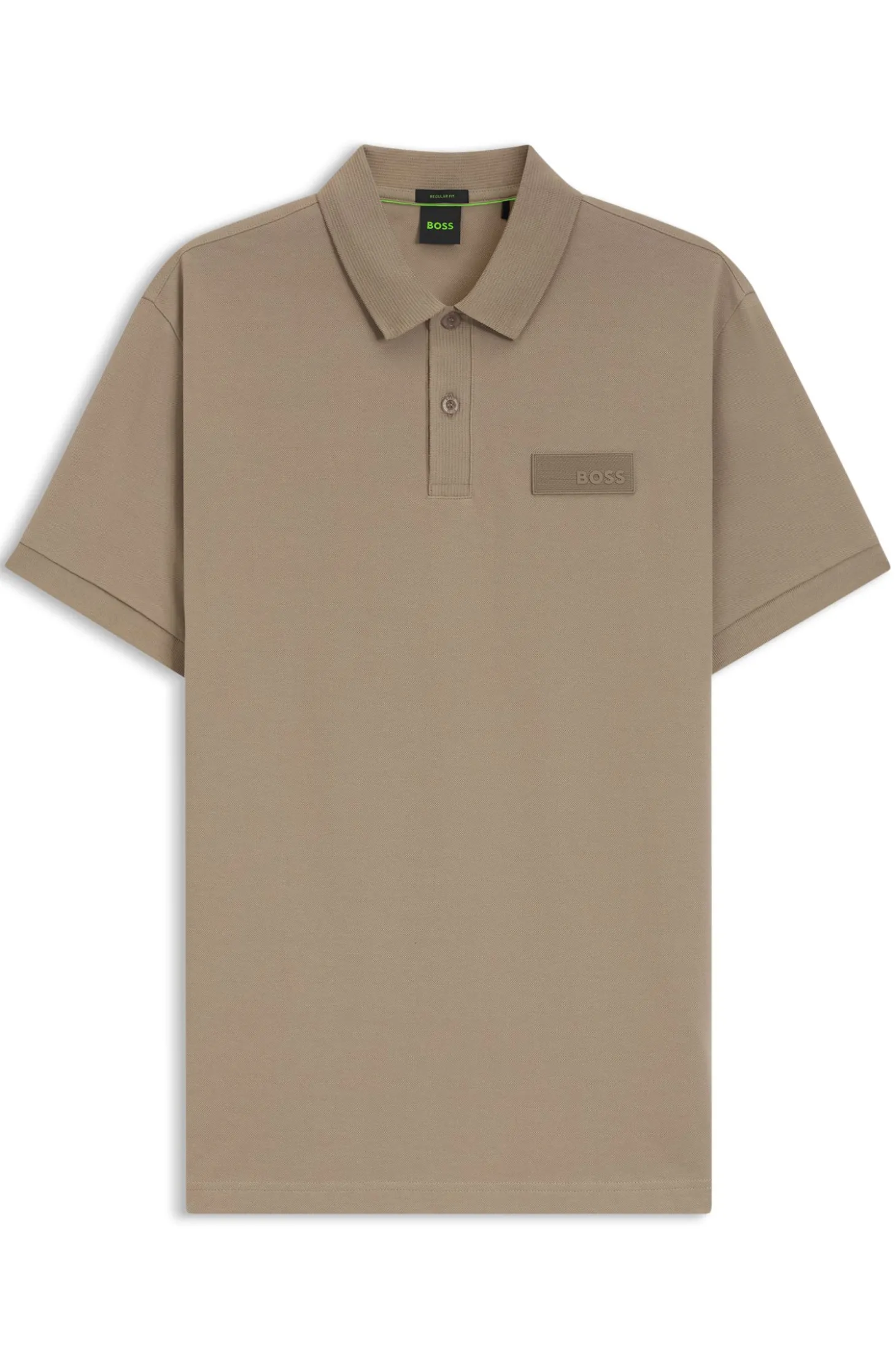 Paddy Poloshirt mit strukturiertem Logo-Patch