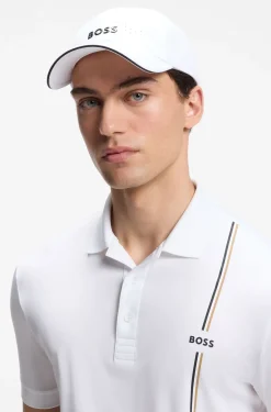 Perforierte Cap mit glänzendem Logo