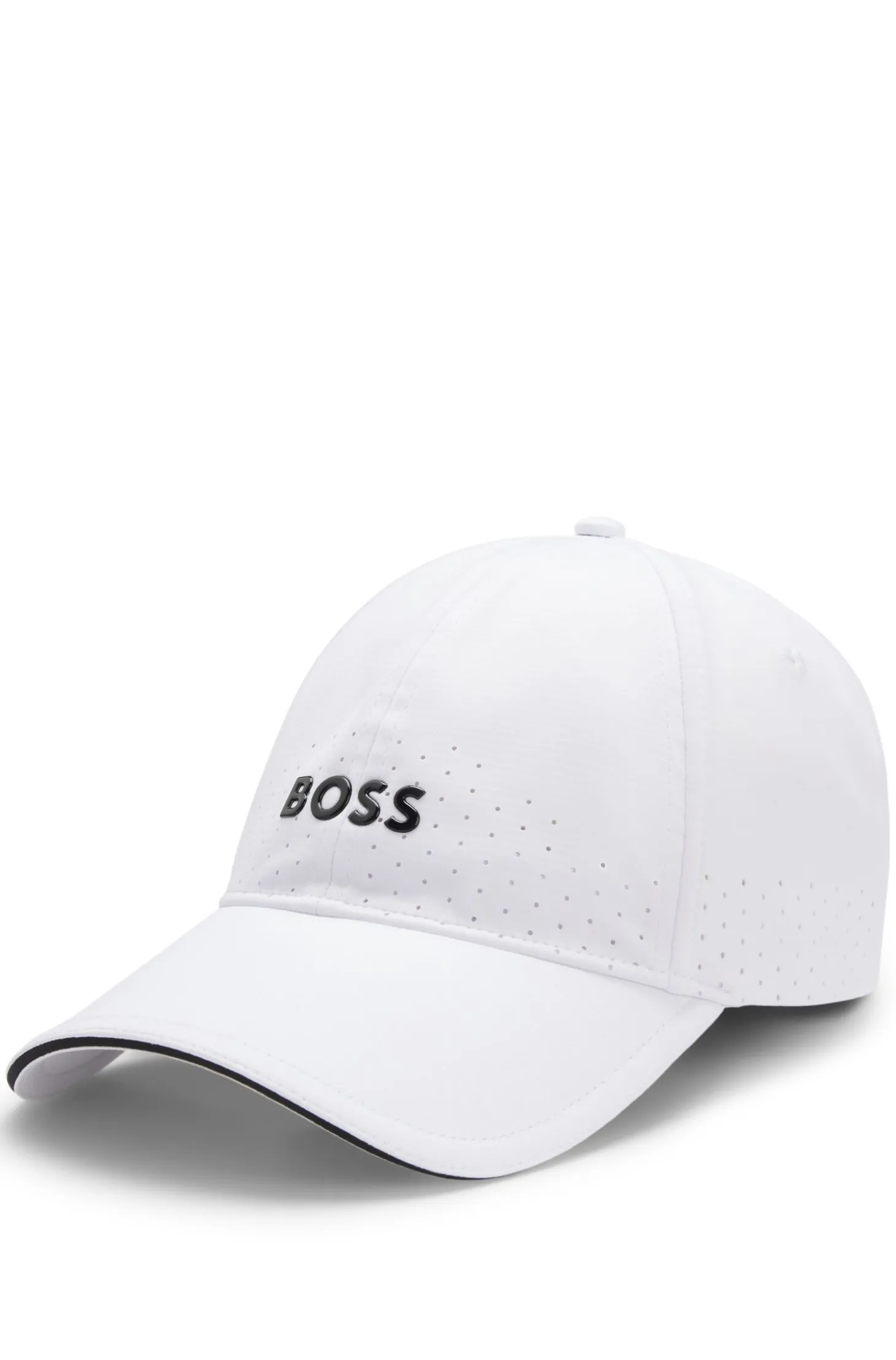 Perforierte Cap mit glänzendem Logo