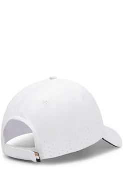 Perforierte Cap mit glänzendem Logo