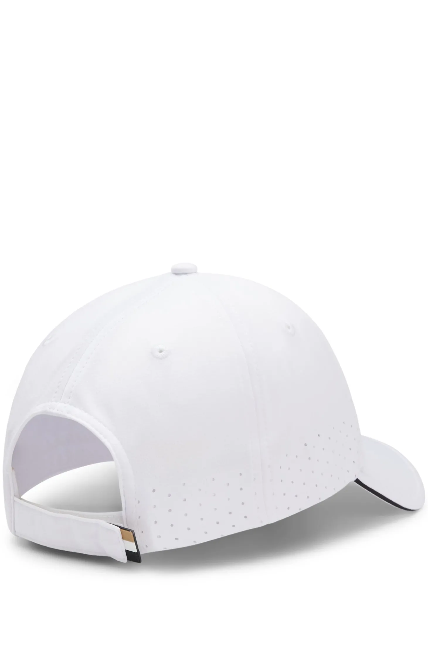Perforierte Cap mit glänzendem Logo