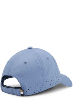 Perforierte Cap mit glänzendem Logo