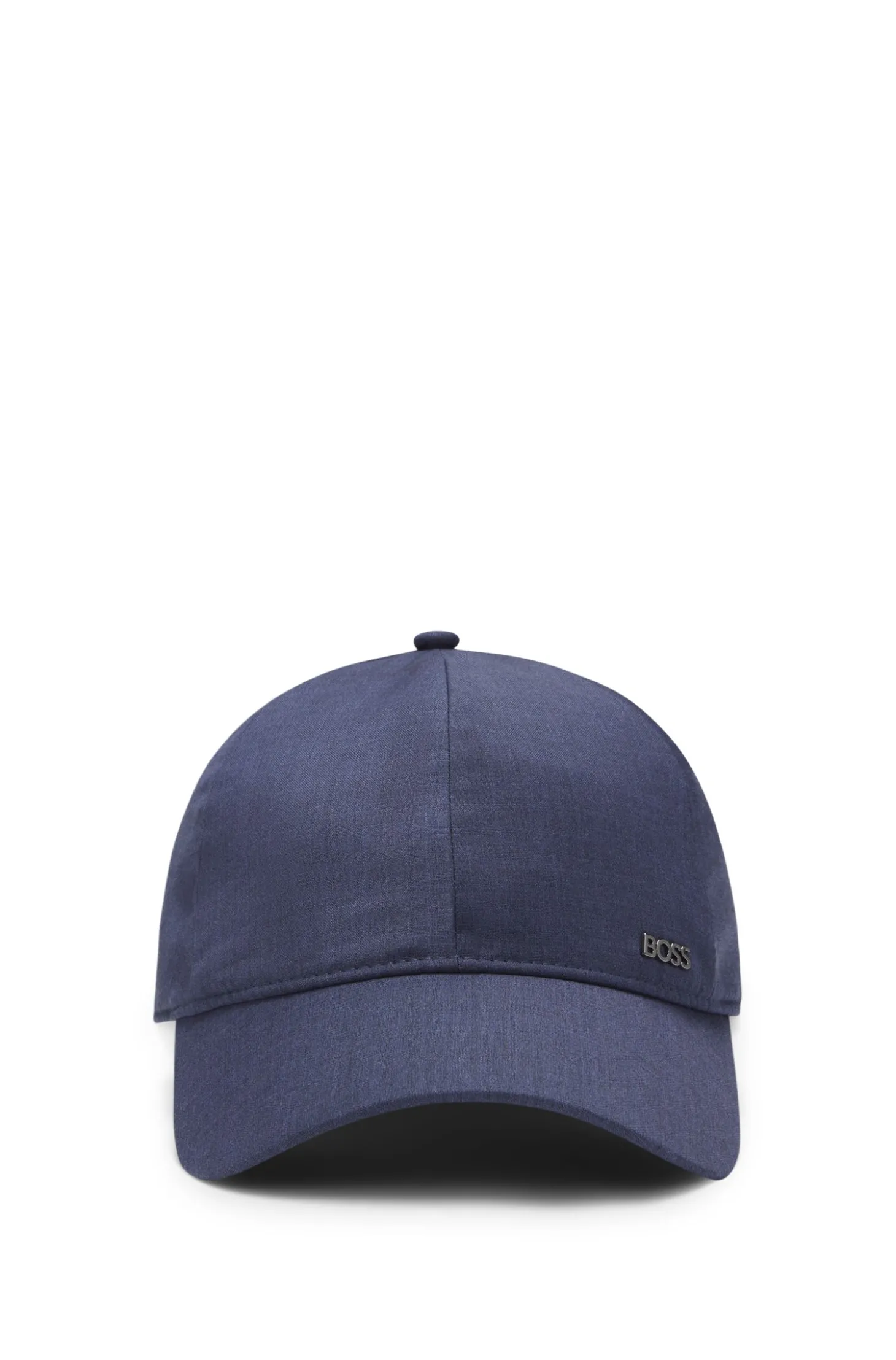 Performance Cap aus Air-Wolle mit metallenem Logo-Schriftzug
