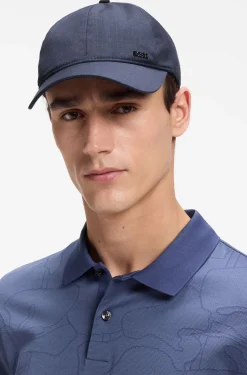Performance Cap aus Air-Wolle mit metallenem Logo-Schriftzug