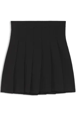 Plissee-Rock aus Stretch-Baumwolle mit integrierter Shorts