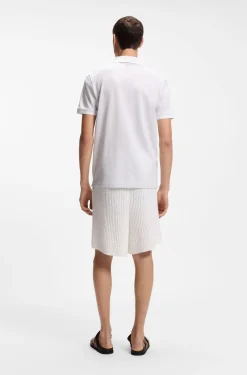 Poloshirt aus Baumwolle mit Jacquard-Muster