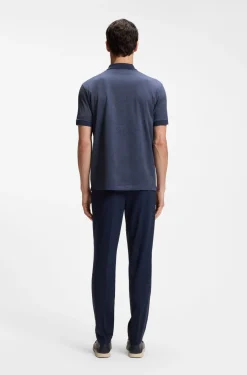 Poloshirt aus Baumwolle mit Jacquard-Muster