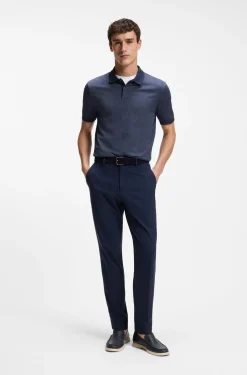Poloshirt aus Baumwolle mit Jacquard-Muster