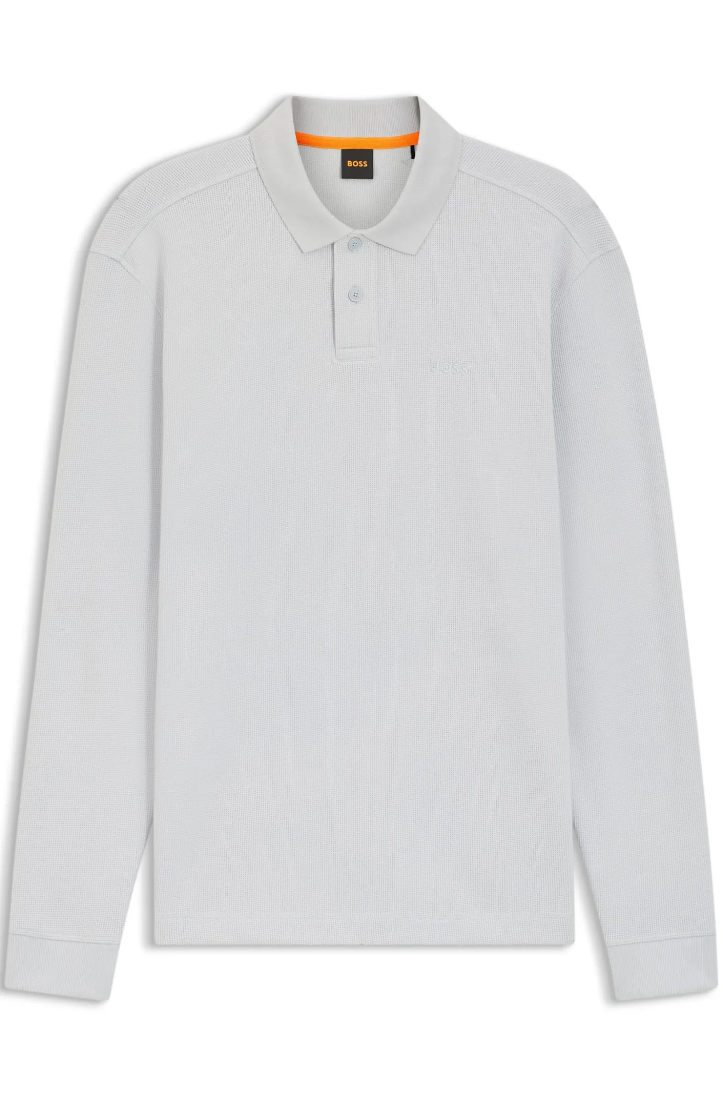 Poloshirt aus Baumwoll-Mix mit Waffelstruktur