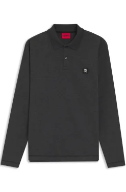 Poloshirt aus Baumwoll-Mix mit Stack-Logo