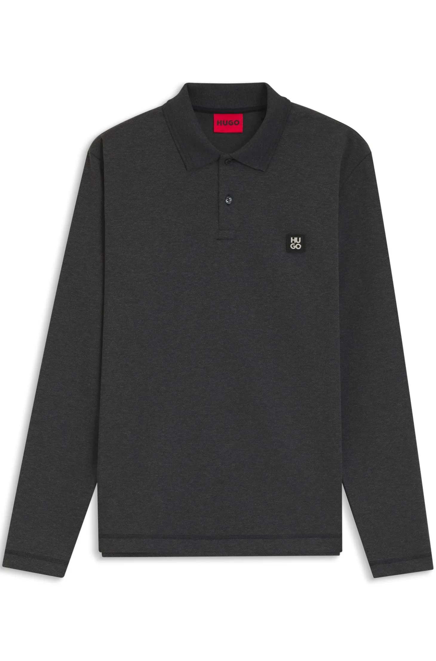 Poloshirt aus Baumwoll-Mix mit Stack-Logo