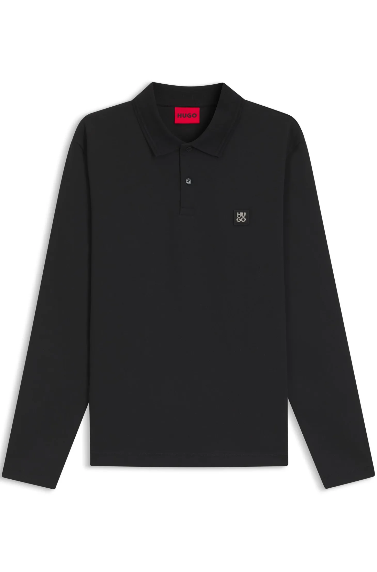 Poloshirt aus Baumwoll-Mix mit Stack-Logo