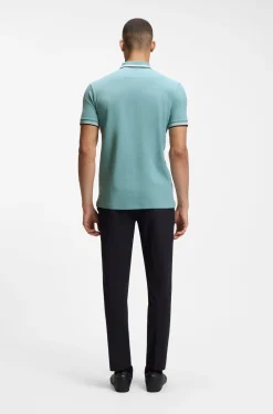 Poloshirt aus Baumwoll-Piqué mit Logo-Details