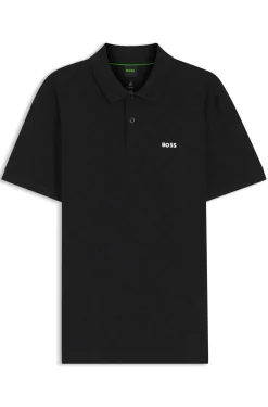 Poloshirt aus Baumwoll-Piqué mit Allover-Print