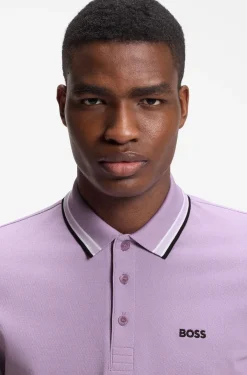 Poloshirt aus Baumwoll-Piqué mit Logo-Details