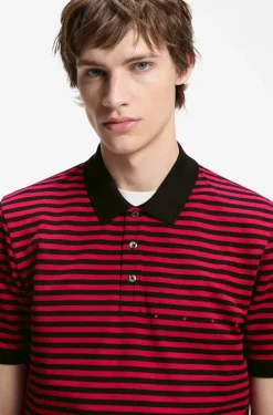 Poloshirt aus Baumwoll-Piqué mit Querstreifen