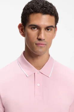 Poloshirt aus Baumwoll-Piqué mit Logo-Stickerei