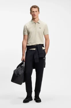 Poloshirt aus Baumwoll-Piqué mit Allover-Print