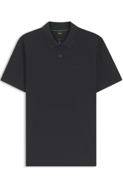 Poloshirt aus Baumwoll-Piqué mit Print-Muster