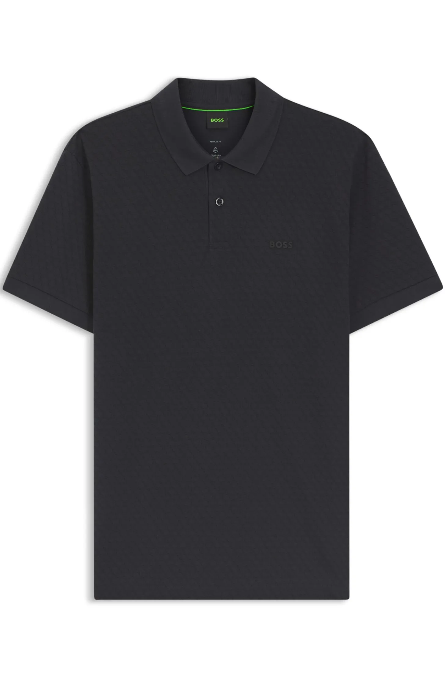 Poloshirt aus Baumwoll-Piqué mit Print-Muster