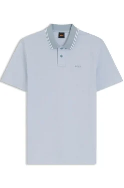Poloshirt aus Baumwoll-Piqué mit Logo-Print