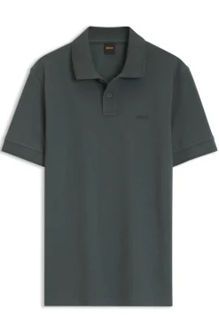 Poloshirt aus Baumwoll-Piqué mit Logo-Detail