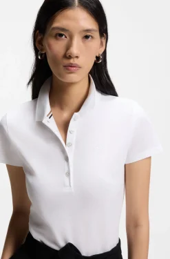 Poloshirt aus Baumwoll-Piqué mit Logo-Detail