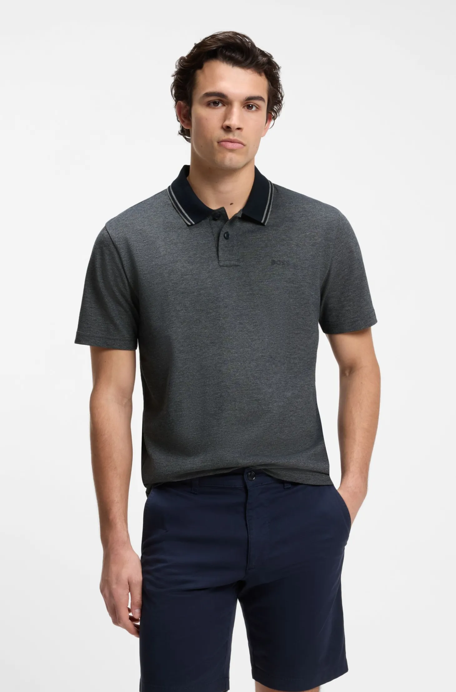 Poloshirt aus Baumwoll-Piqué mit Logo-Print