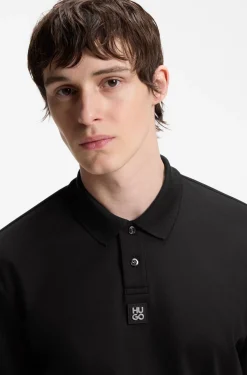 Poloshirt aus Interlock-Baumwolle mit Stack-Logo