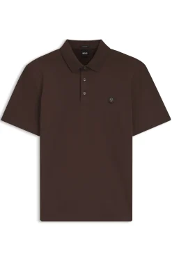 Poloshirt aus merzerisierter Baumwolle mit Double-B-Monogramm