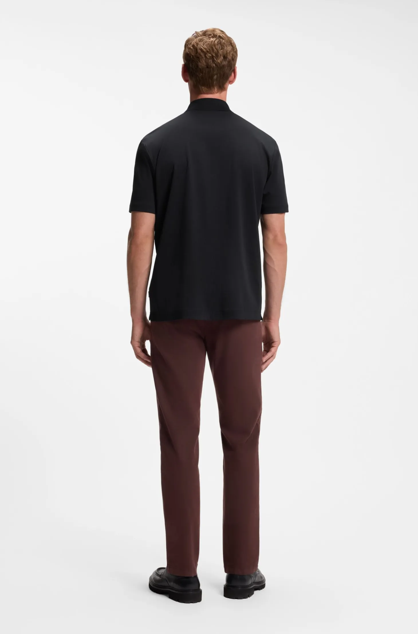 Poloshirt aus merzerisierter Baumwolle mit Double-B-Monogramm