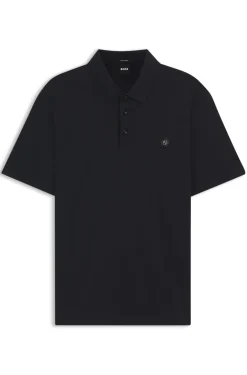 Poloshirt aus merzerisierter Baumwolle mit Double-B-Monogramm