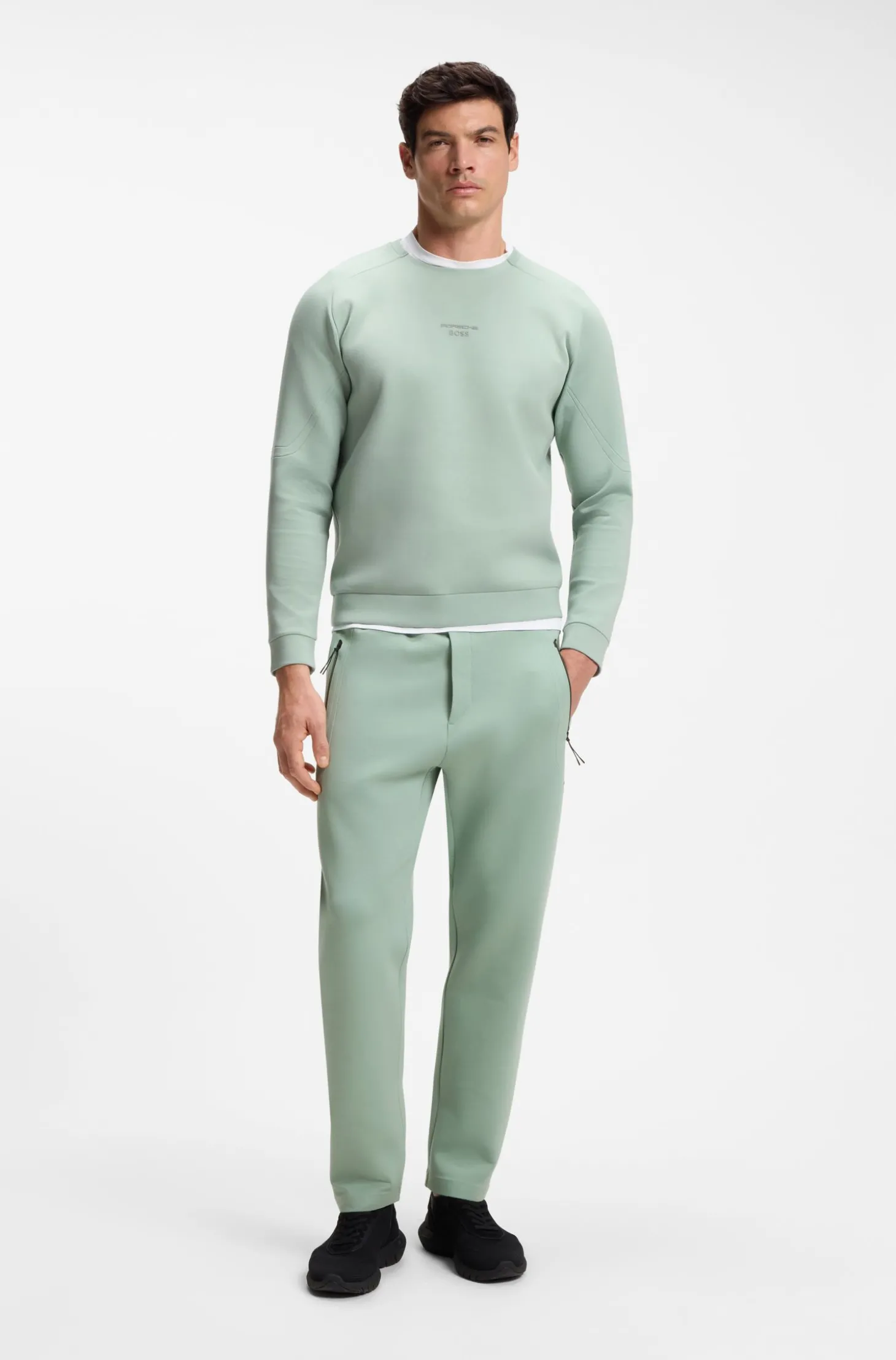 Porsche x BOSS Jogginghose mit Ton-in-Ton reflektierendem Branding