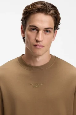Porsche x BOSS Langarmshirt mit glänzendem Logo