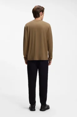 Porsche x BOSS Langarmshirt mit glänzendem Logo