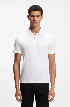Porsche x BOSS Poloshirt aus merzerisierter Baumwolle