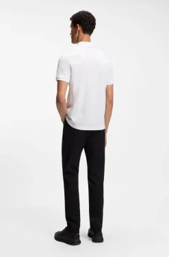 Porsche x BOSS Poloshirt aus merzerisierter Baumwolle