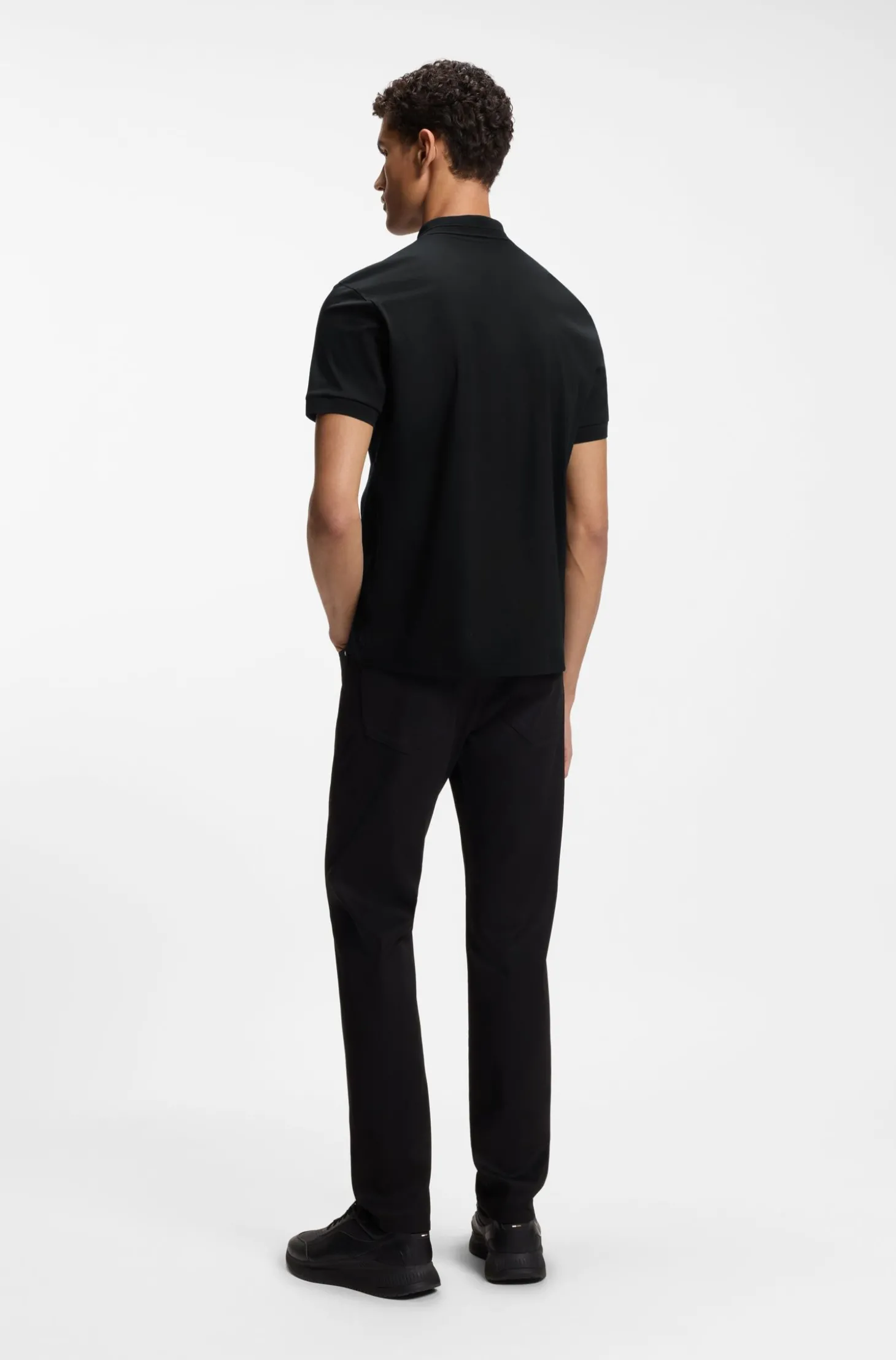 Porsche x BOSS Poloshirt aus merzerisierter Baumwolle