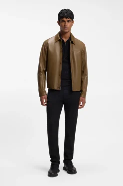 Porsche x BOSS Poloshirt mit Pasha-Muster
