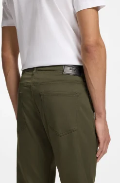 Porsche x BOSS Tapered-Fit Hose aus Stretch-Denim