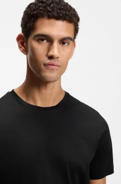 Porsche x BOSS T-Shirt aus merzerisierter Baumwolle mit reflektierendem Branding