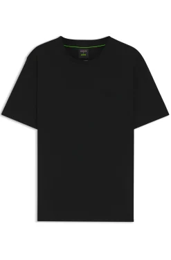 Porsche x BOSS T-Shirt aus merzerisierter Baumwolle mit reflektierendem Branding