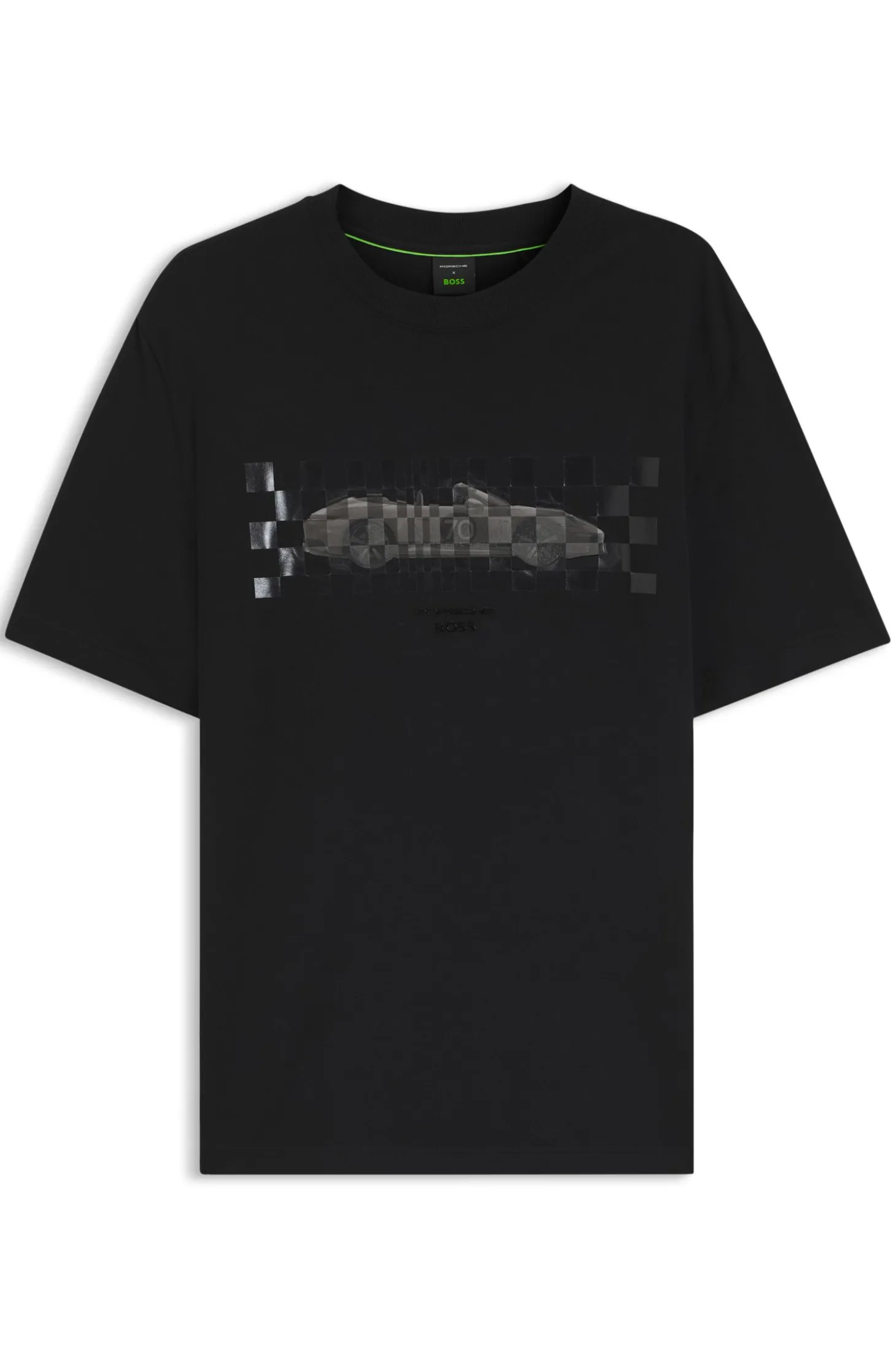 Porsche x BOSS T-Shirt mit glänzendem Artwork