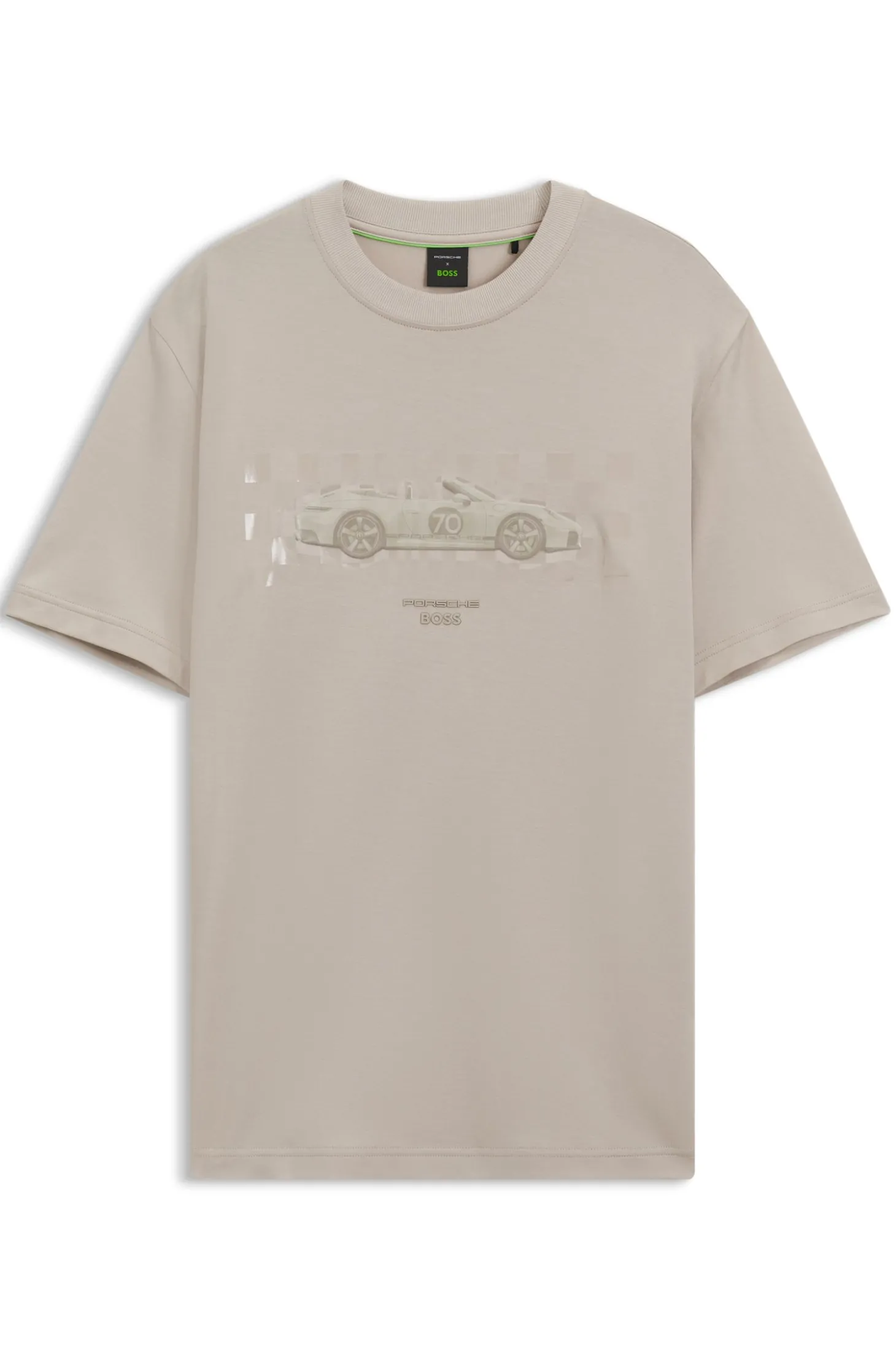 Porsche x BOSS T-Shirt mit glänzendem Artwork